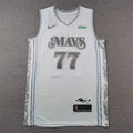 Dallas Mavericks Luka Doncic #77 2025 City Edition Swingman Jersey — Embroidered