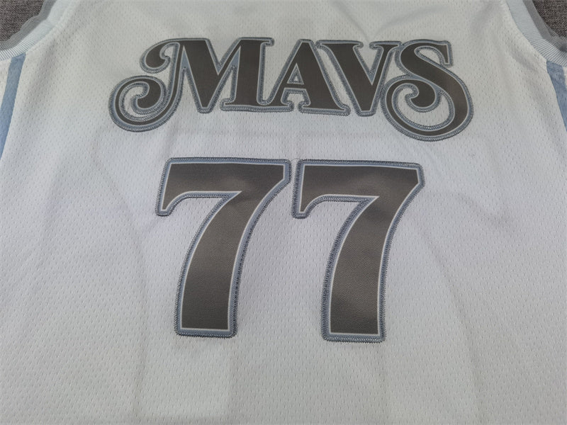 Dallas Mavericks Luka Doncic #77 2025 City Edition Swingman Jersey — Embroidered
