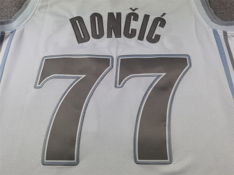 Dallas Mavericks Luka Doncic #77 2025 City Edition Swingman Jersey — Embroidered