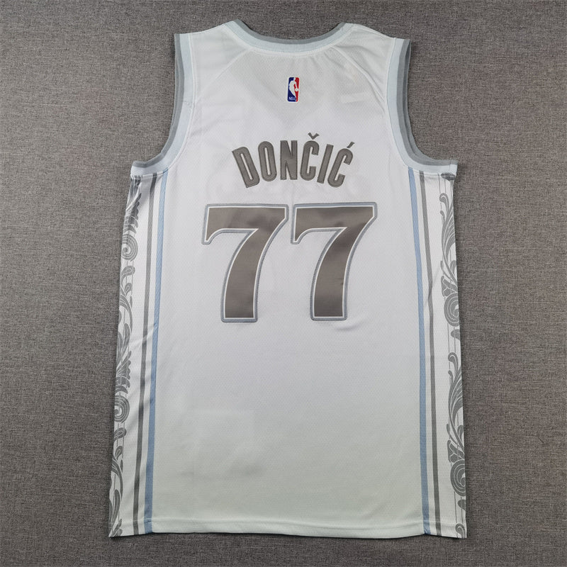 Dallas Mavericks Luka Doncic #77 2025 City Edition Swingman Jersey — Embroidered