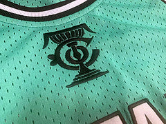 Co. x SPALDING x Mitchell & Ness three-party collaboration Green 57 MN