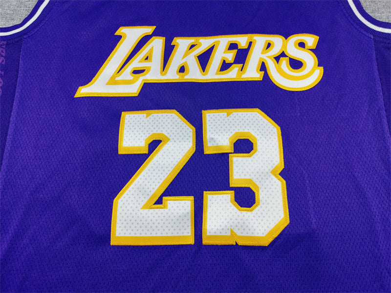 LeBron James #23 Los Angeles Lakers 2026 City Edition Swingman Jersey — Embroidered
