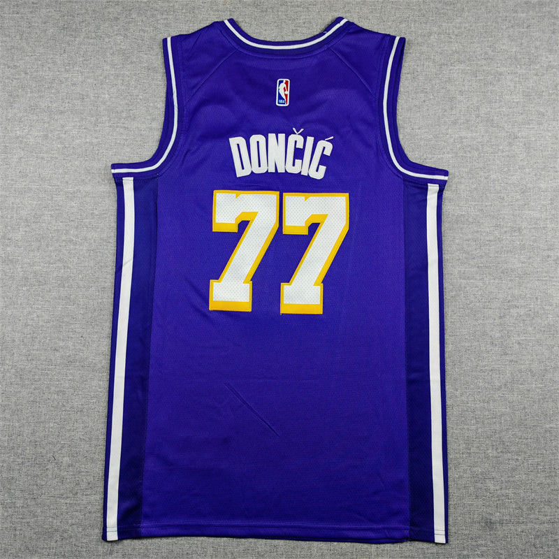 Luka Dončić #77 Los Angeles Lakers 2026 City Edition Swingman Jersey — Embroidered