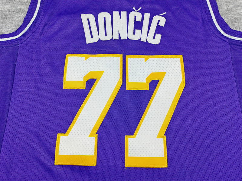 Luka Dončić #77 Los Angeles Lakers 2026 City Edition Swingman Jersey — Embroidered