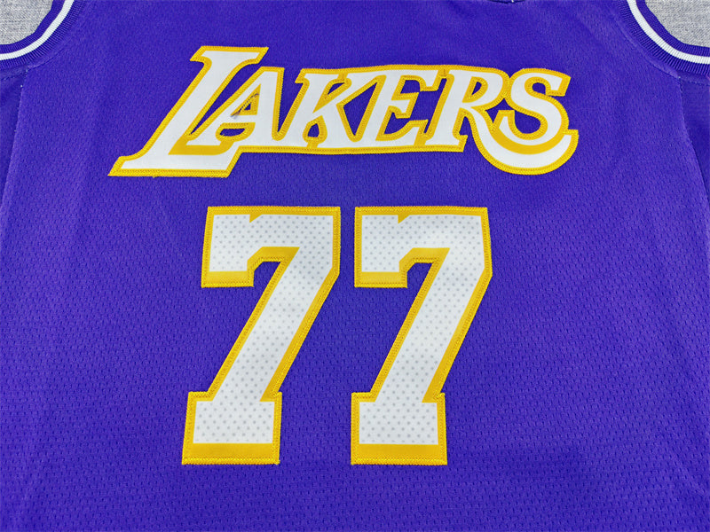 Luka Dončić #77 Los Angeles Lakers 2026 City Edition Swingman Jersey — Embroidered