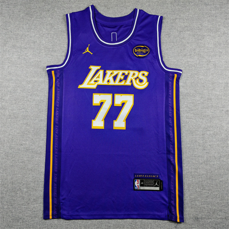 Luka Dončić #77 Los Angeles Lakers 2026 City Edition Swingman Jersey — Embroidered