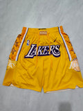 Los Angeles Lakers Yellow City Edition Pocket Shorts