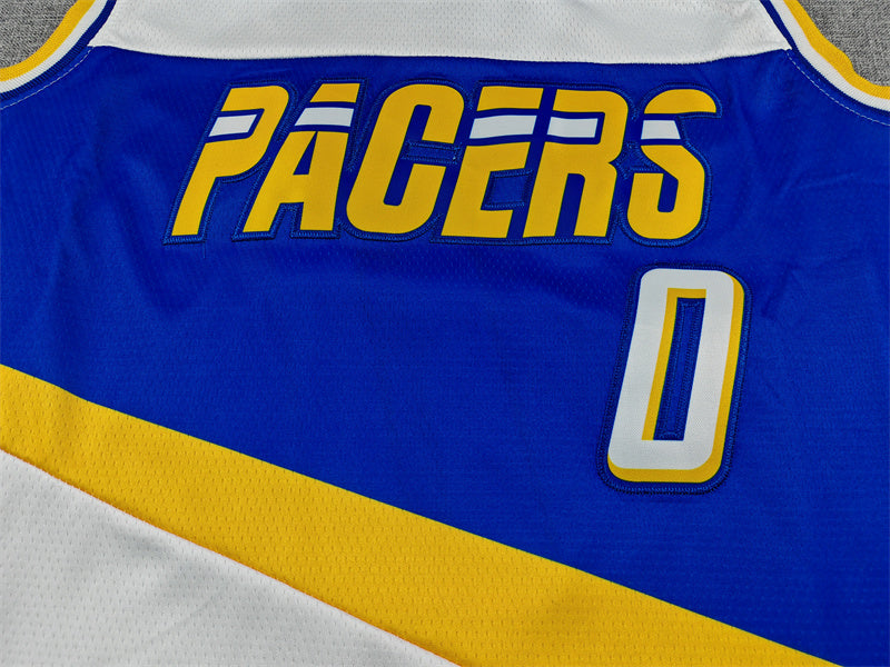 Indiana Pacers Tyrese Haliburton #0 2026 City Edition Swingman – Embroidered Jersey