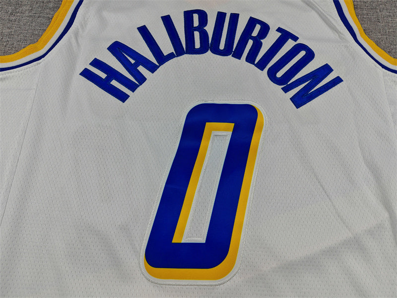 Indiana Pacers Tyrese Haliburton #0 2026 City Edition Swingman – Embroidered Jersey