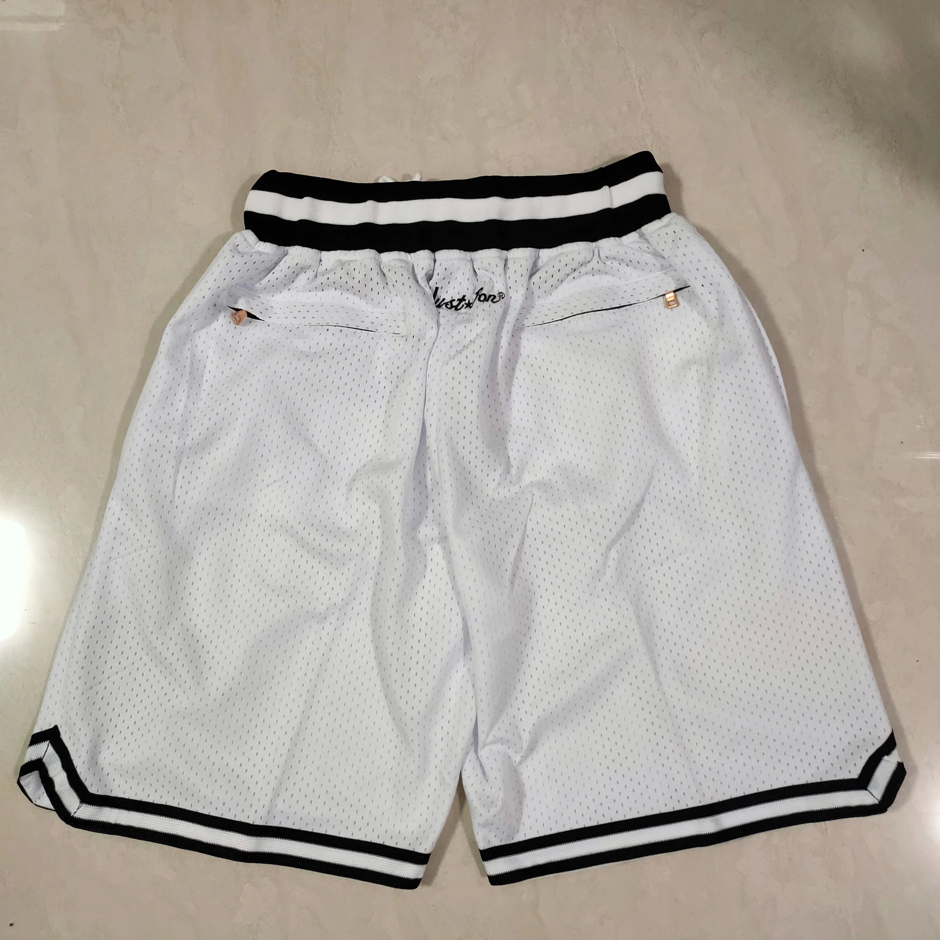 Brooklyn Nets White Pocket Pants
