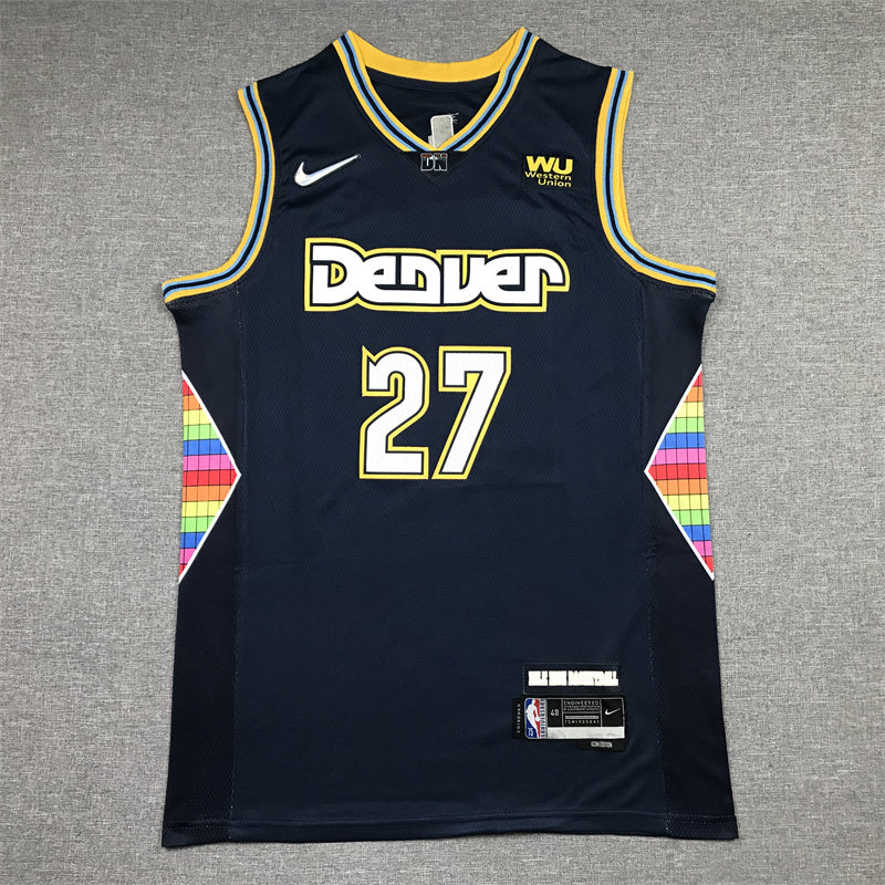 Denver Nuggets Jamal Murray #27 City Edition Swingman – Embroidered Jersey