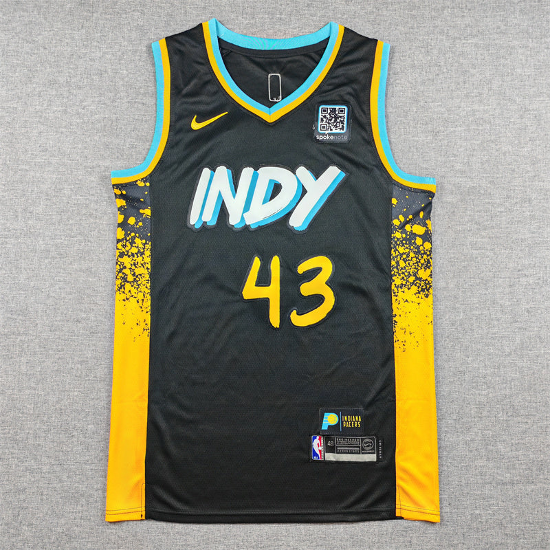 Indiana Pacers Pascal Siakam #43 2024 City Edition Swingman Jersey - Embroidered
