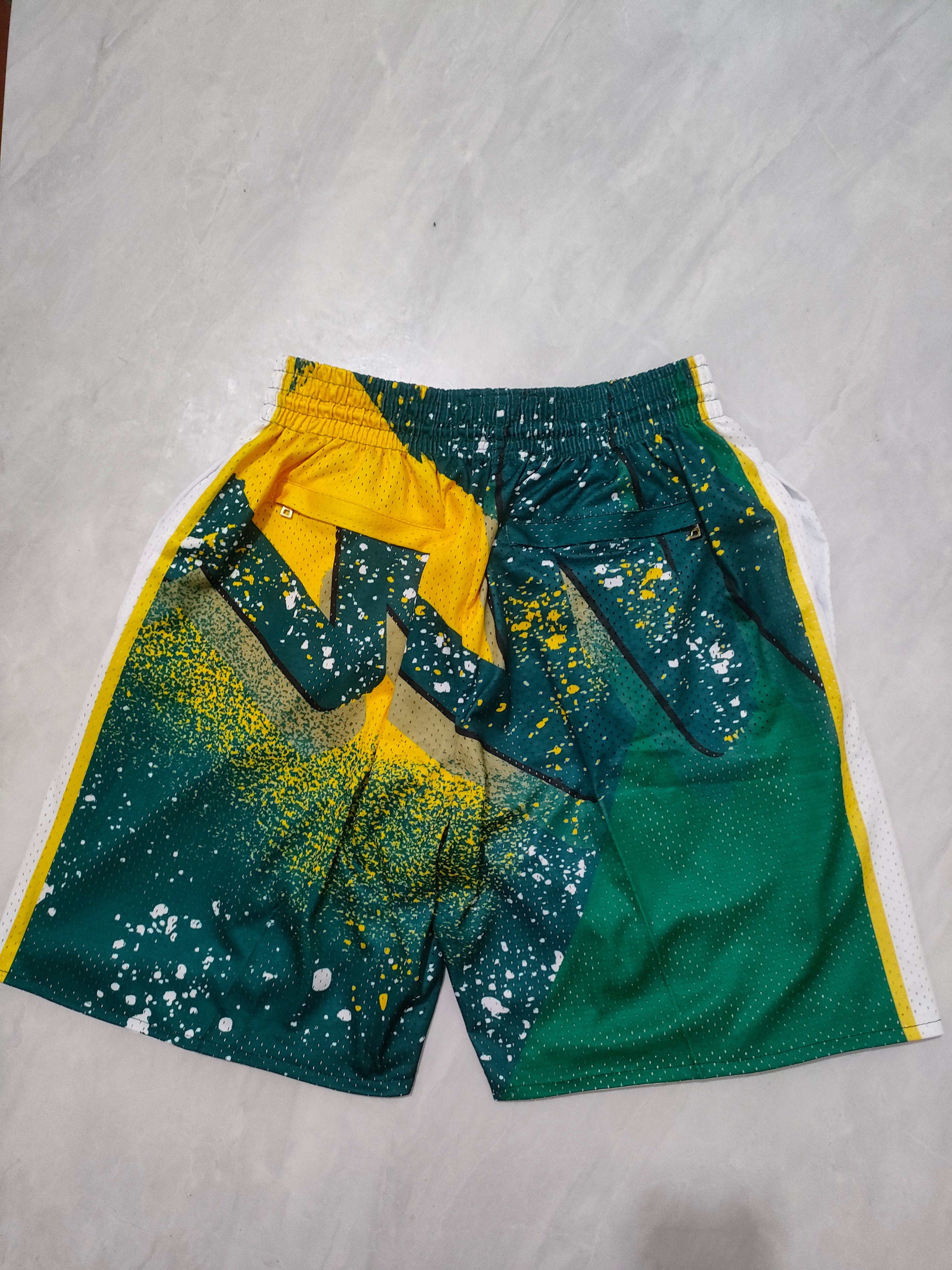 Seattle SuperSonics Green Swingman Pocket Shorts