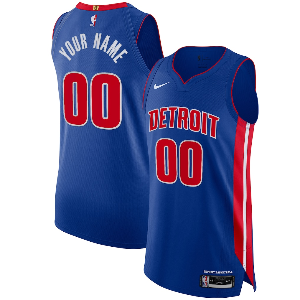 Custom Detroit Pistons Player Edition Jersey