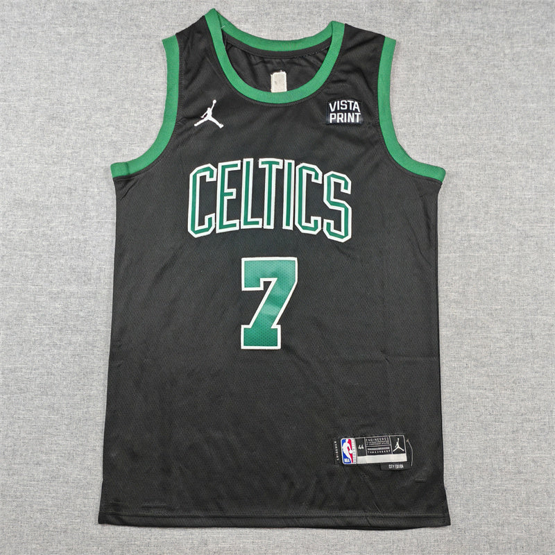 Boston Celtics Jaylen Brown #7 City Edition - Embroidered Jersey