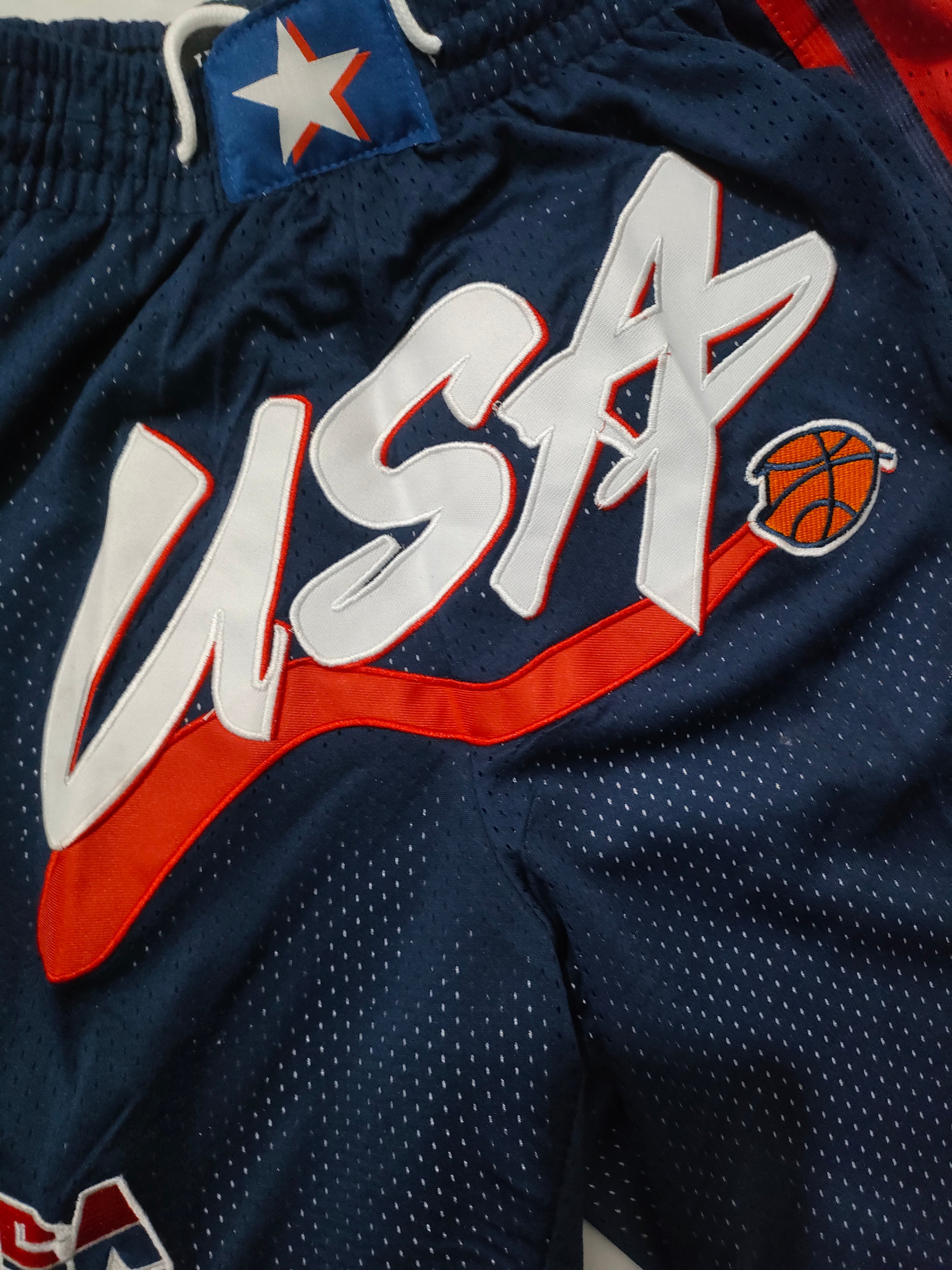 American Olympic Blue Pocket Shorts