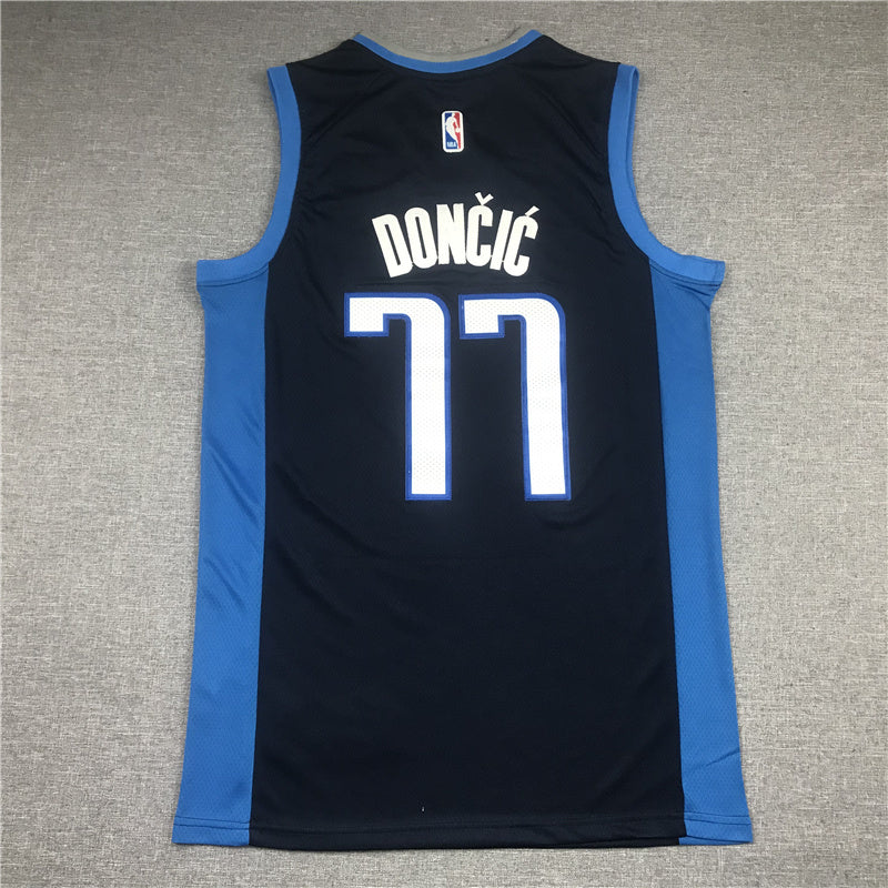 Dallas Mavericks Luka Doncic #77 City Edition Swingman Jersey — Embroidered
