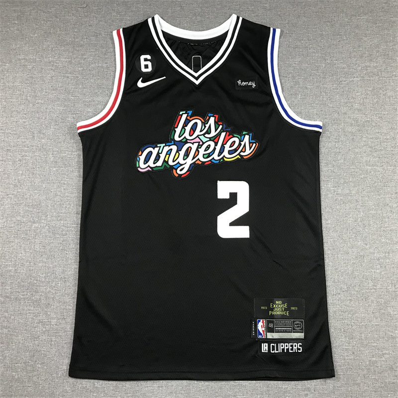 Los Angeles Clippers Kawhi Leonard #2 2023 City Edition Swingman Jersey - Embroidered