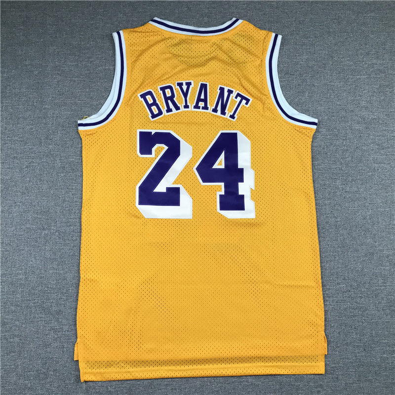 Kobe Bryant #24 Los Angeles Lakers 2007-08 Throwback Embroidered Jersey