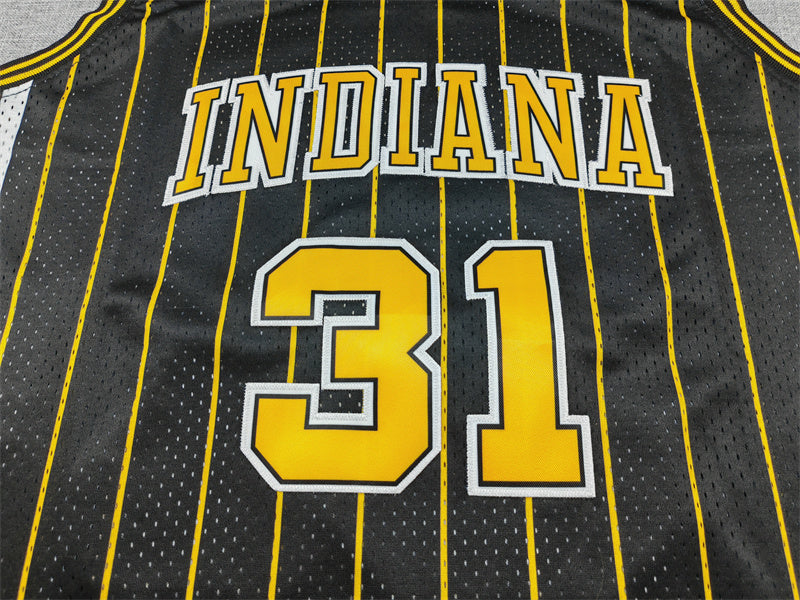 Indiana Pacers Reggie Miller #31 Throwback — Embroidered Jersey