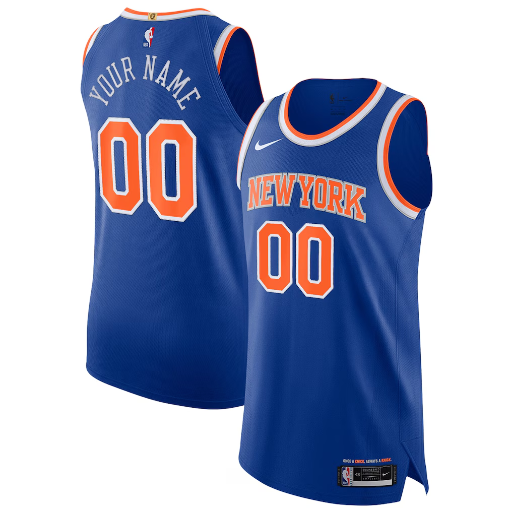Custom New York Knicks Player Edition Jersey