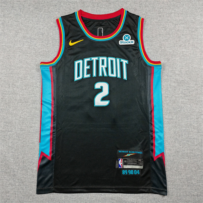 Detroit Pistons Cade Cunningham #2 2026 City Edition Swingman – Embroidered Jersey