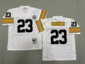 Mens Mike Wagner#23 white Pittsburgh Steelers Vintage Throwback Jersey