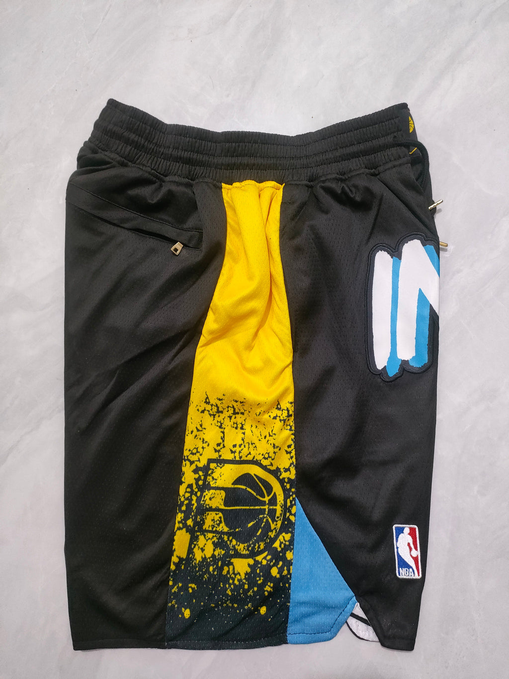 Indiana Pacers 2024 Black Pocket Shorts