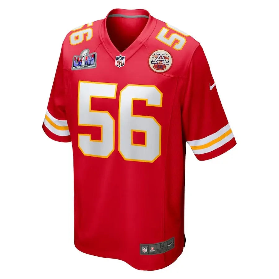 Men's George Karlaftis Kansas City Chiefs Super Bowl LVIII Game Jersey - Red