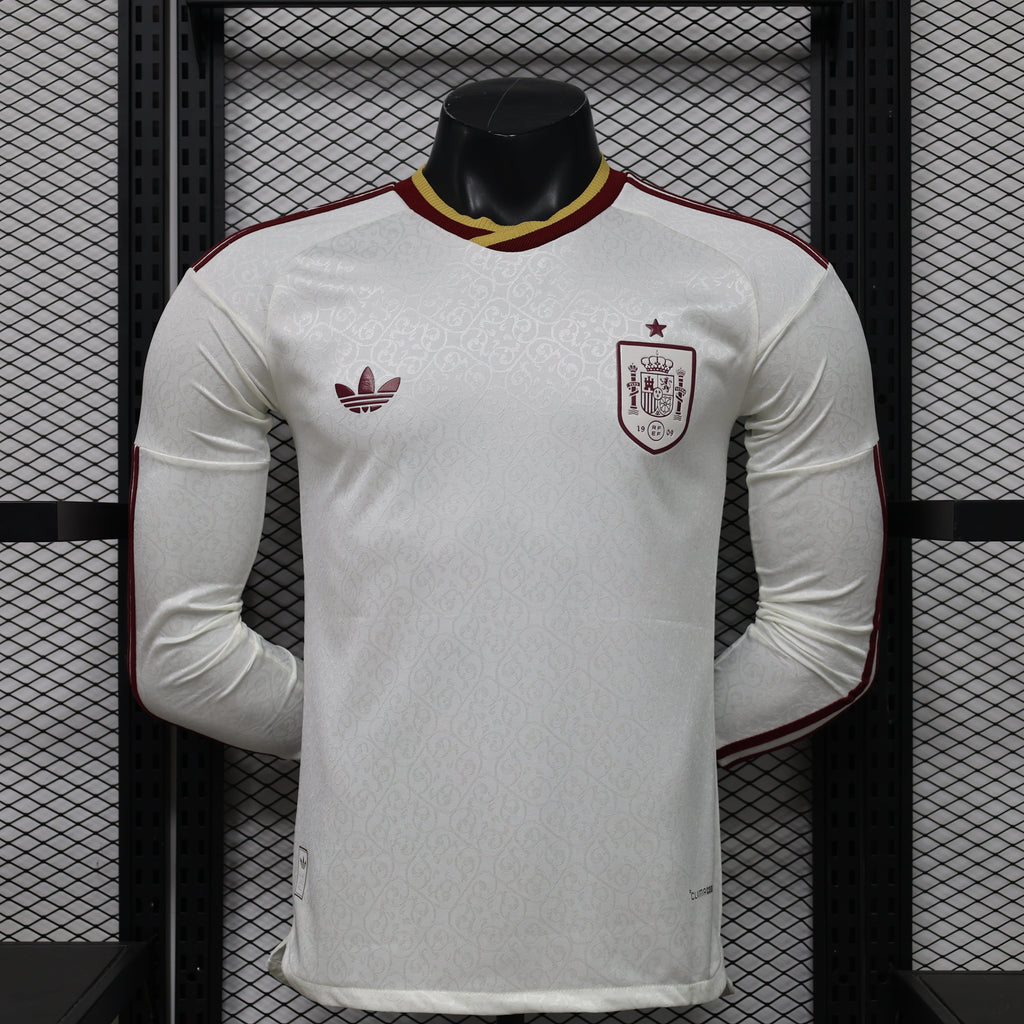 2026-27 Spain Away Long Sleeve Player Version Jersey