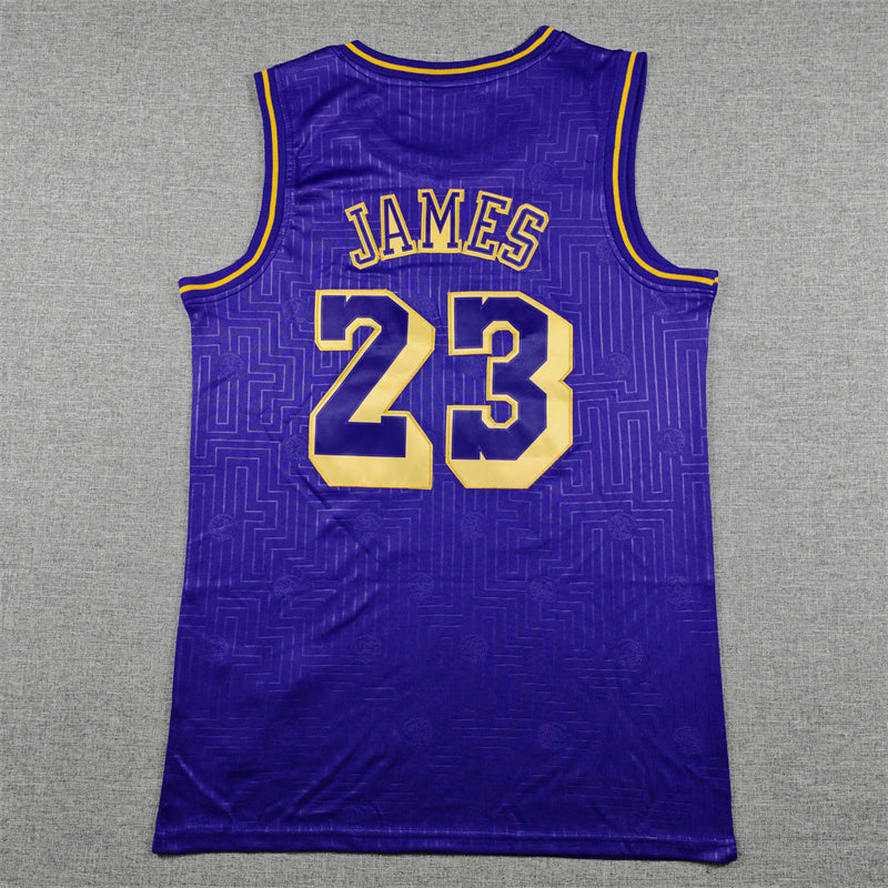 LeBron James #23 Los Angeles Lakers City Edition Swingman Jersey — Embroidered
