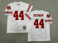 Mens Tom Rathman#44 White San Francisco 49ers Vintage Throwback Jersey
