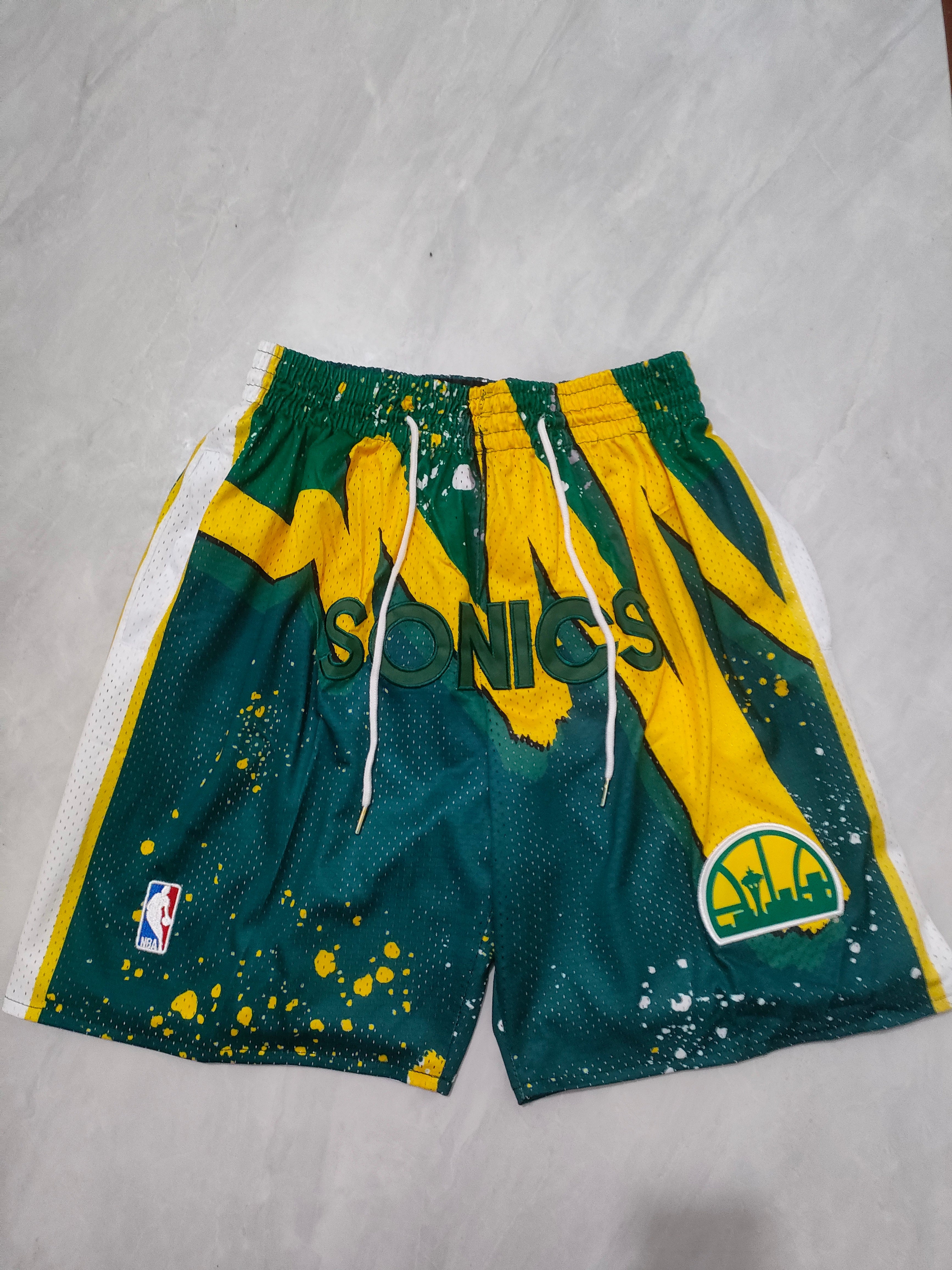 Seattle SuperSonics Green Swingman Pocket Shorts