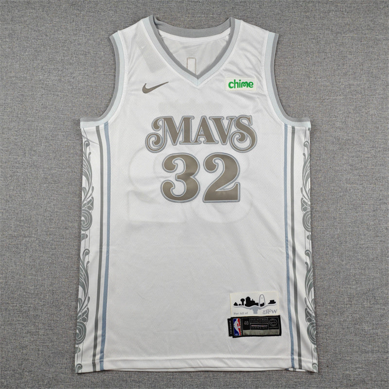 Dallas Mavericks Cooper Flagg #32 2025 City Edition Swingman Jersey — Embroidered