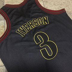 Allen Iverson Philadelphia 76ers 3 Black MN