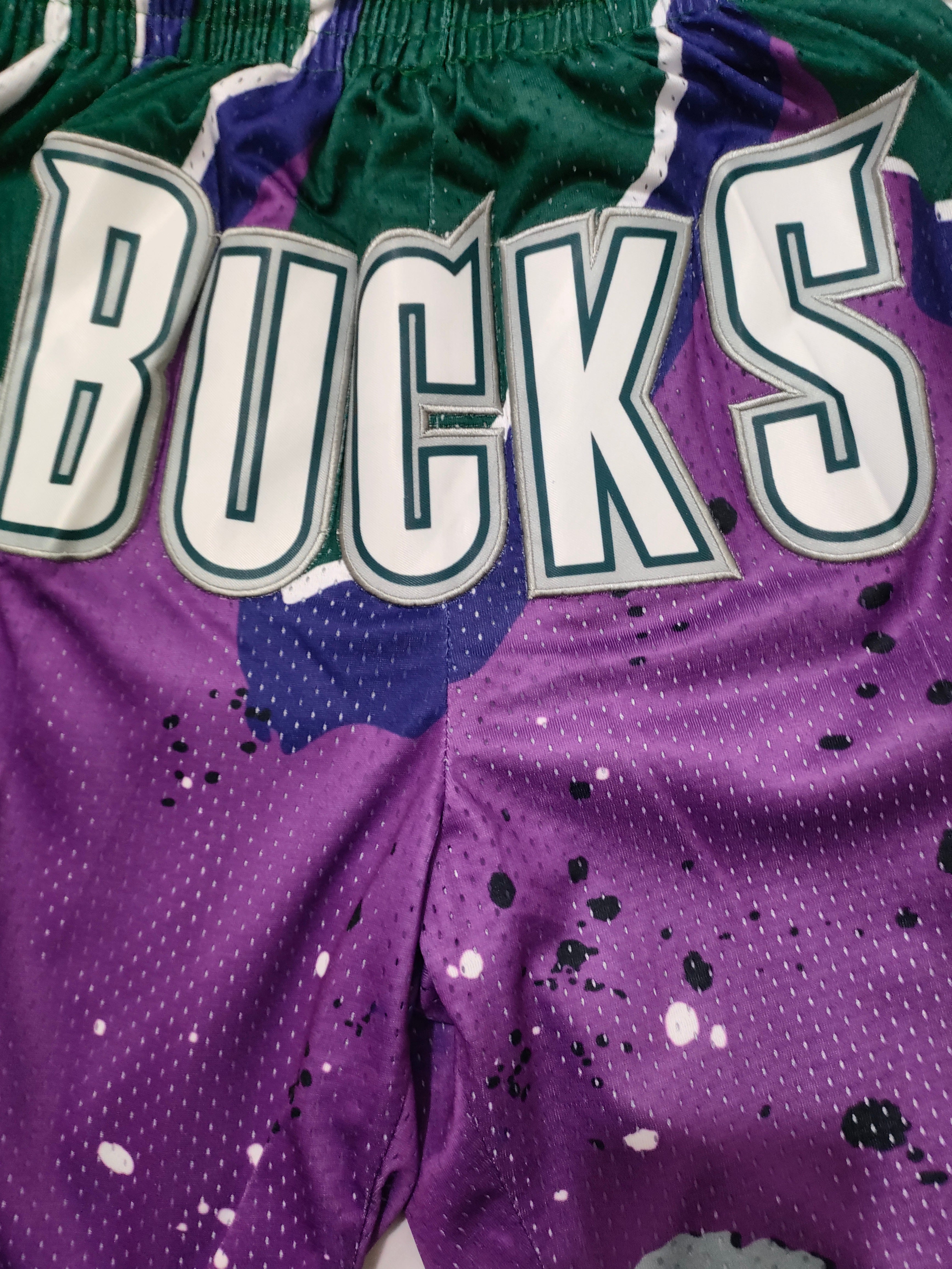 Milwaukee Bucks Purple Swingman Pocket Shorts