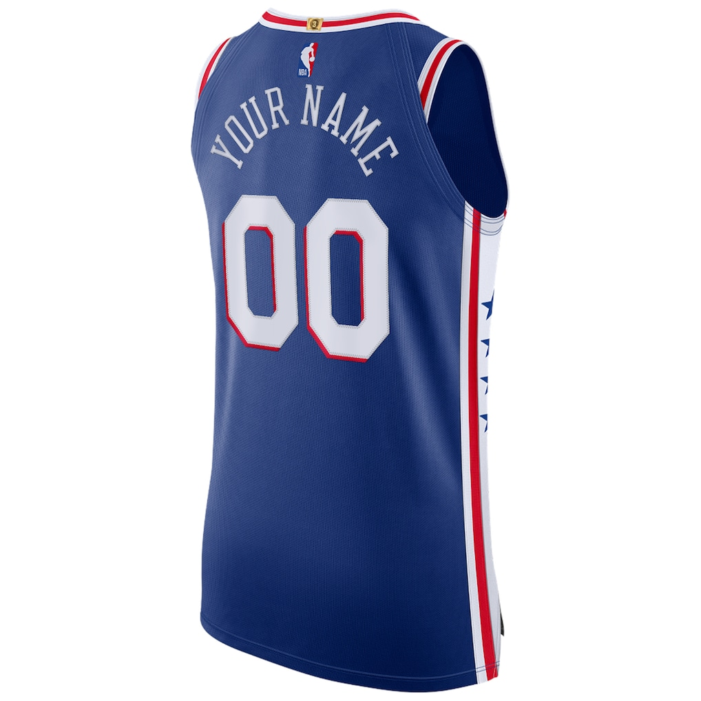 Custom Philadelphia 76ers Player Edition Jersey