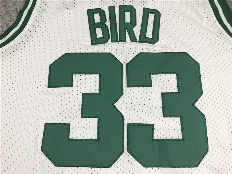 Boston Celtics Larry Bird #33 1985-86 Throwback — Embroidered Jersey