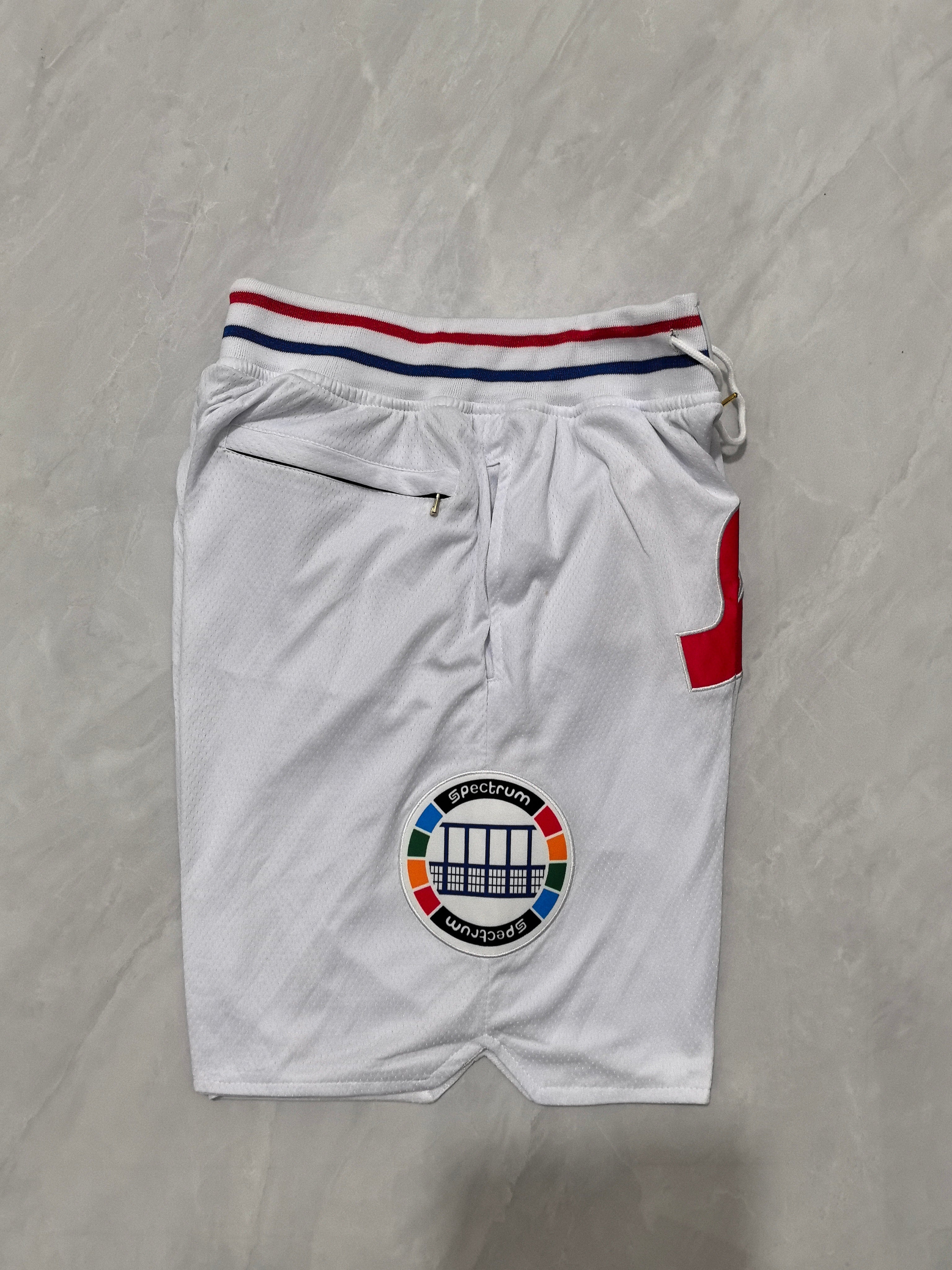 Philadelphia 76ers 2025 White City Edition Pocket Shorts