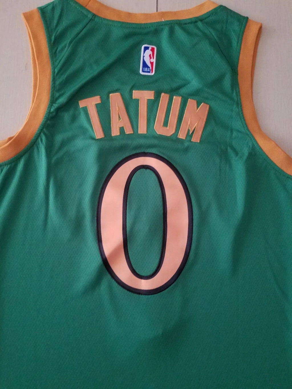 Men's Boston Celtics Jayson Tatum #0 NBA Green Swingman  Jersey