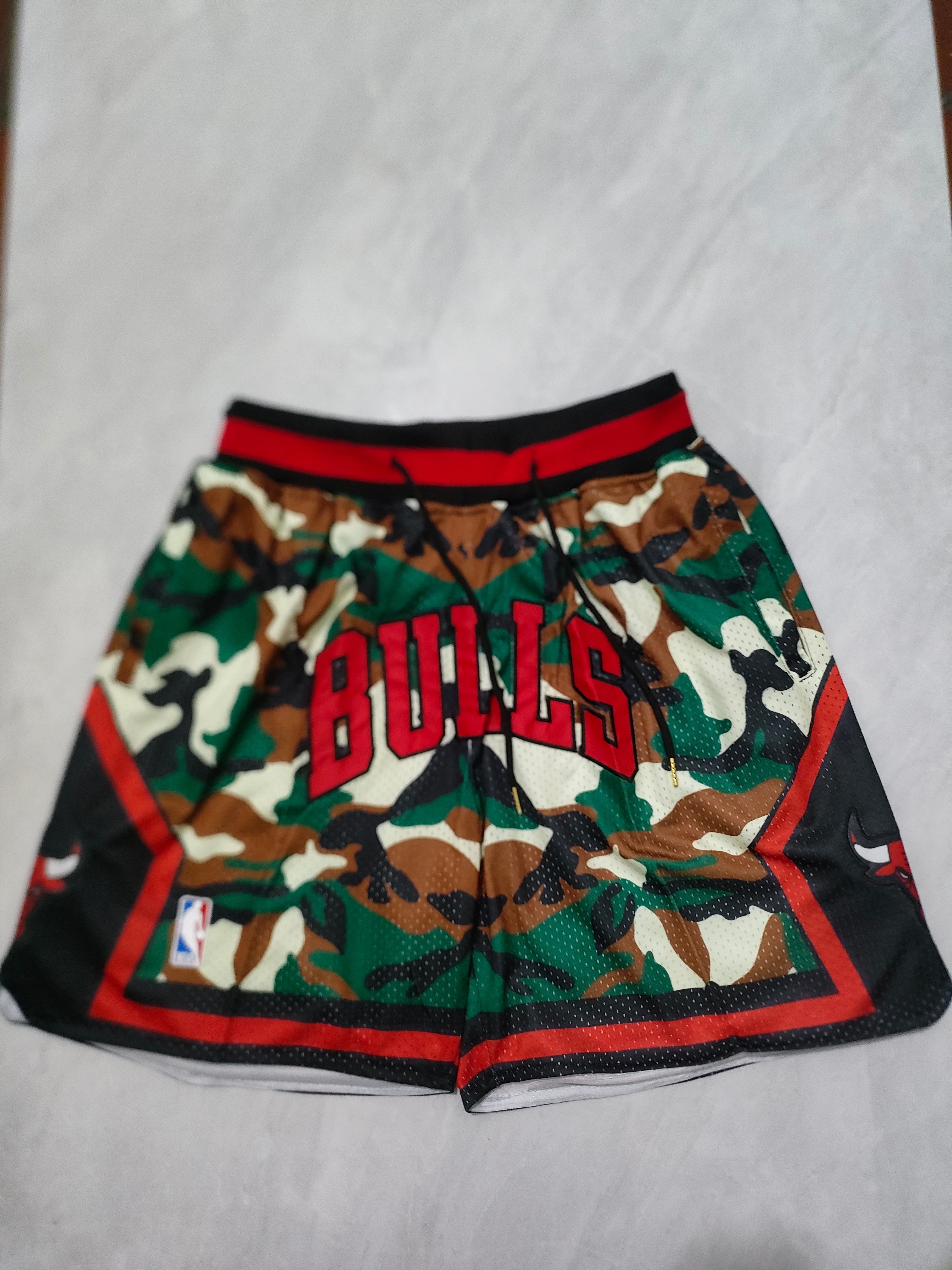 Chicago Bulls Camouflage Pocket Shorts