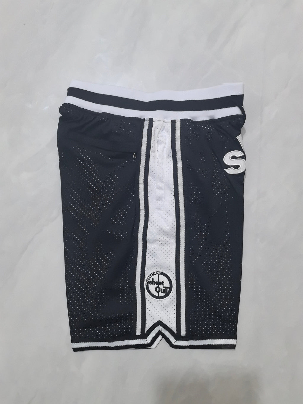 Movie Version Black Pocket Shorts