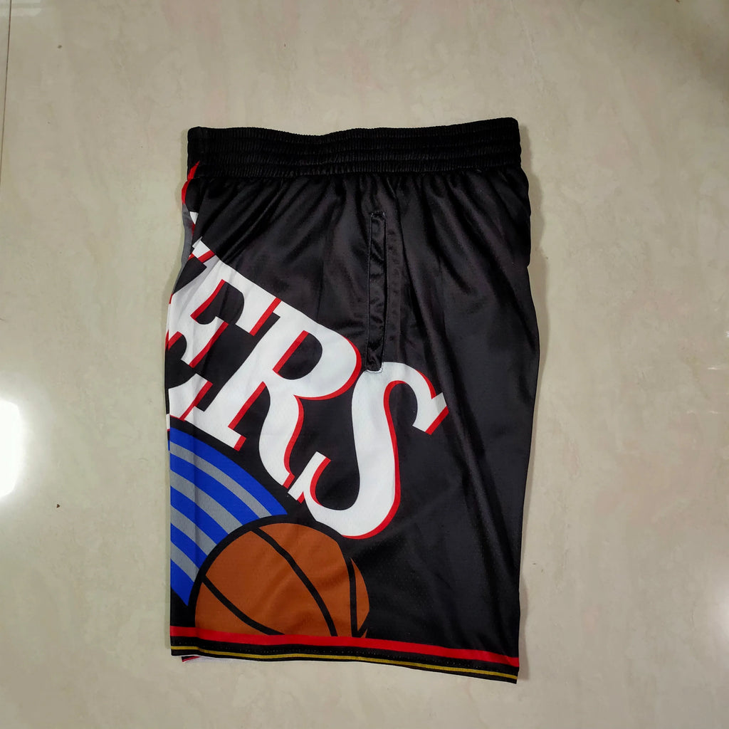 Philadelphia 76ers black mitchell&nesd pocket pants