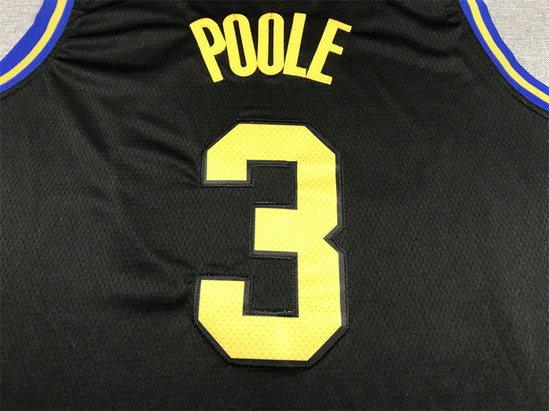 Golden State Warriors Jordan Poole #3 2022 City Edition Swingman Jersey - Embroidered