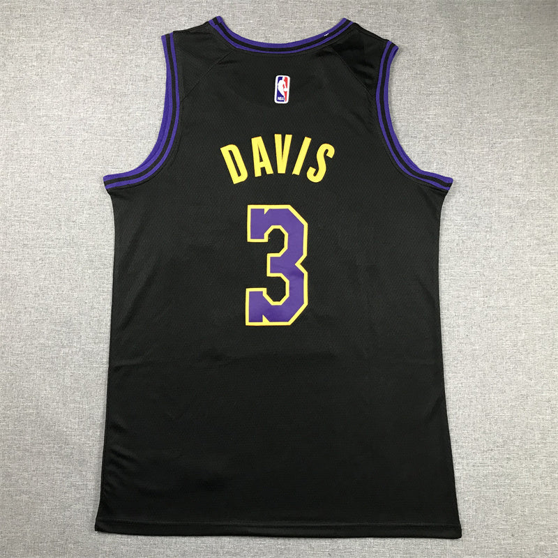 Anthony Davis #3 Los Angeles Lakers City Edition Swingman Jersey - Embroidered