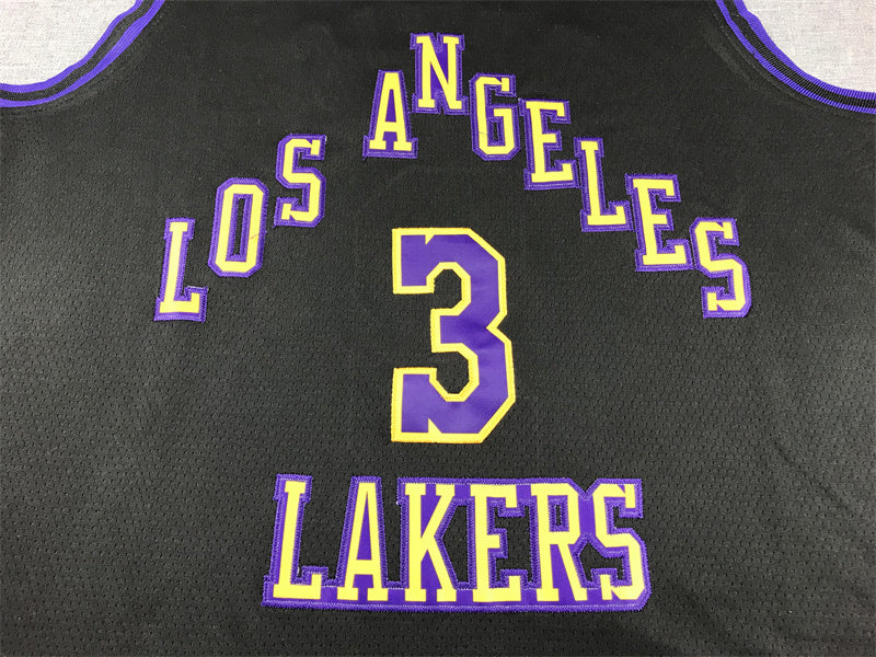 Anthony Davis #3 Los Angeles Lakers City Edition Swingman Jersey - Embroidered