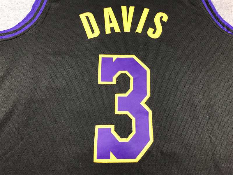 Anthony Davis #3 Los Angeles Lakers City Edition Swingman Jersey - Embroidered