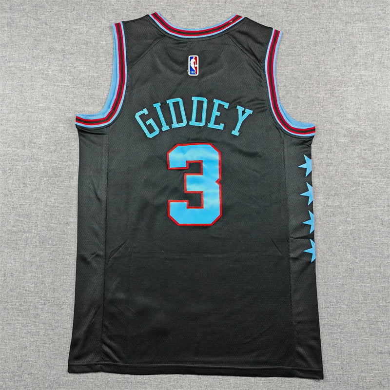 Chicago Bulls Josh Giddey #3 2026 City Edition Swingman - Embroidered Jersey