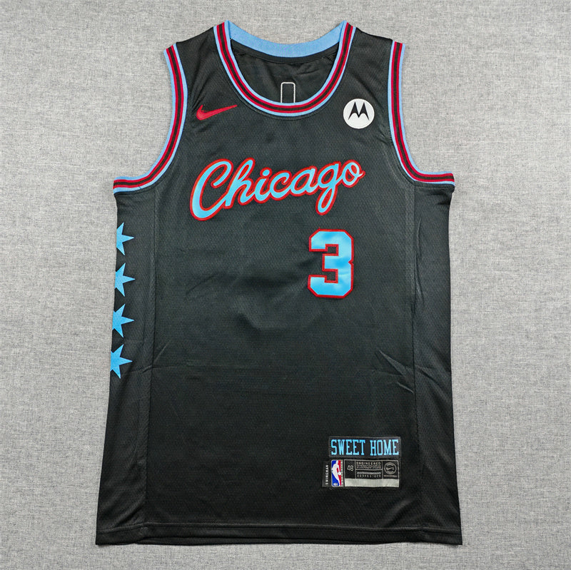 Chicago Bulls Josh Giddey #3 2026 City Edition Swingman - Embroidered Jersey