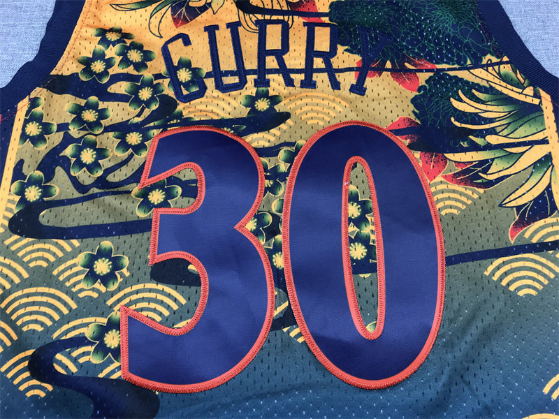 Golden State Warriors Stephen Curry #30 Year of the Rabbit City Edition Swingman - Embroidered Jersey